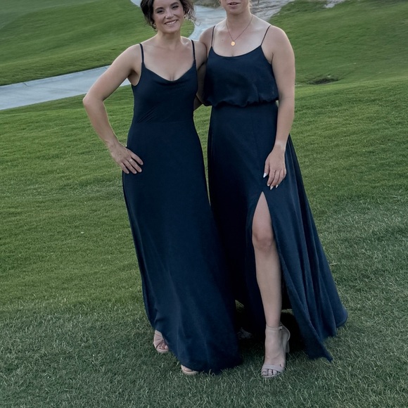 Azazie Navy Blue Wedding Dress - Picture 6 of 6